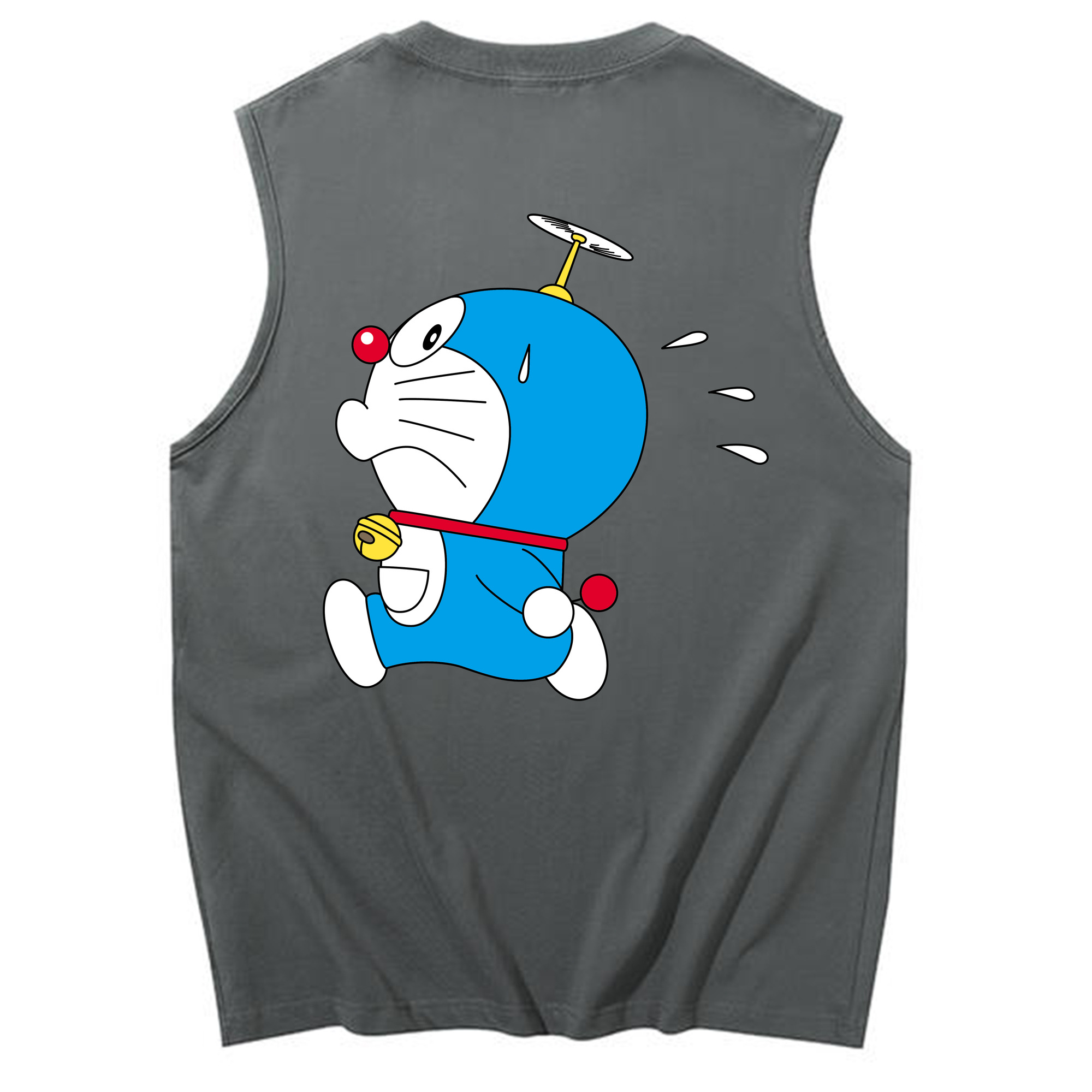 （画像用） ドラえもん Doraemon コットン100％タンクトップ（背面プリント）